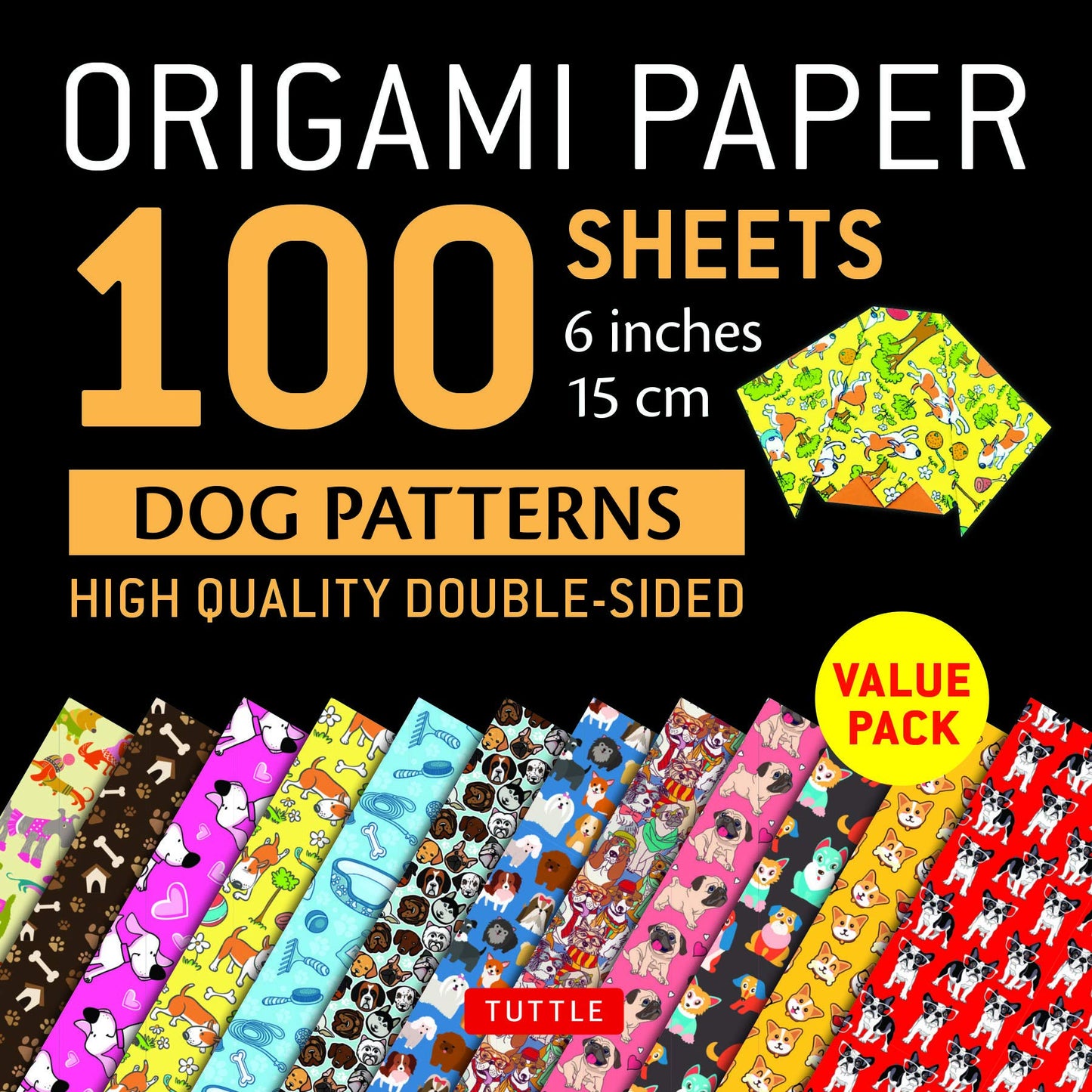 chez-rhox-geek-stop-origami-paper-tuttle-100-sheets-15cm-dog-pattern.jpg
