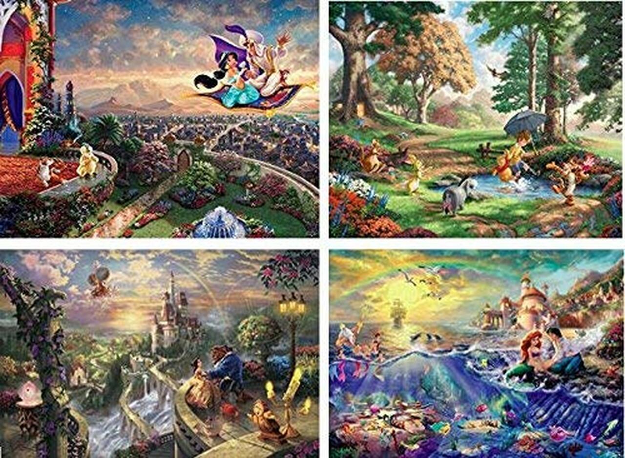 chez-rhox-geek-stop-jigsaw-puzzle-disney-dream-thomas-kindade-set-of-4-500-pieces-2.jpg