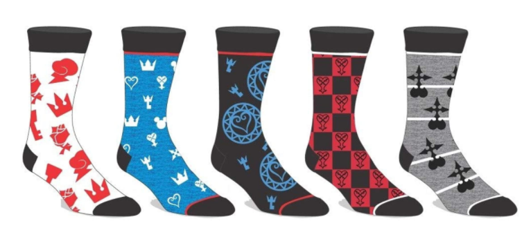 chez-rhox-geek-stop-socks-disney-kingdom-hearts-logos-5-pairs-crews-set.png