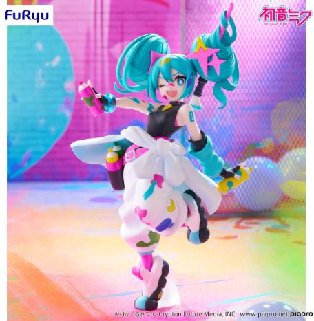 Figurine - Hatsune Miku 初音ミク- Paint Girl Version