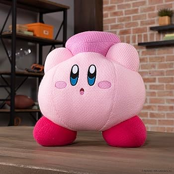 Peluche - Nintendo Kirby - Kirby avec Coeur Nuiguru Knit 15"