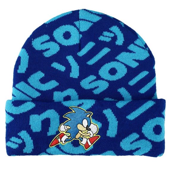 Tuque - Sonic The Hedgehog - Sonic qui Coure Bleue