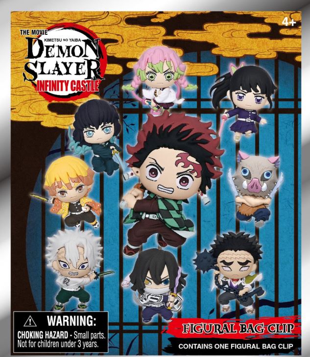 Sac Mystère - Demon Slayer: Kimetsu no Yaiba - Porte-clés Figurine Clip pour Sac à Dos Infinity Castle