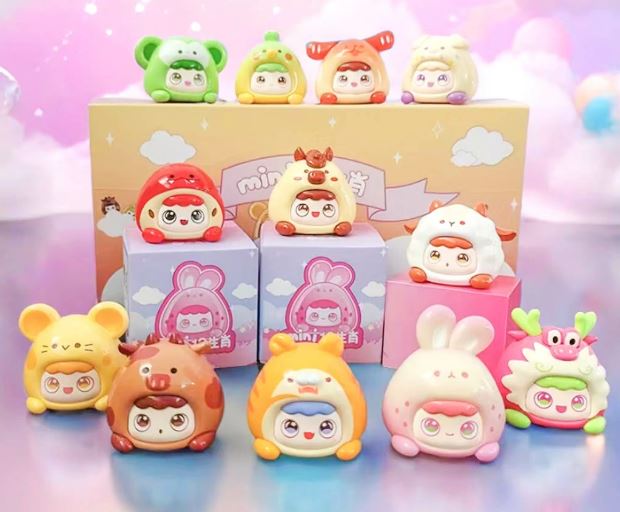 Boite Mystère - 12 Mini Animals - Zodiac Mini Cuties Series