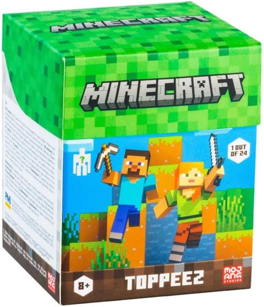 Boite Mystère - Minecraft - Mini-Figurine Toppeez Série 2
