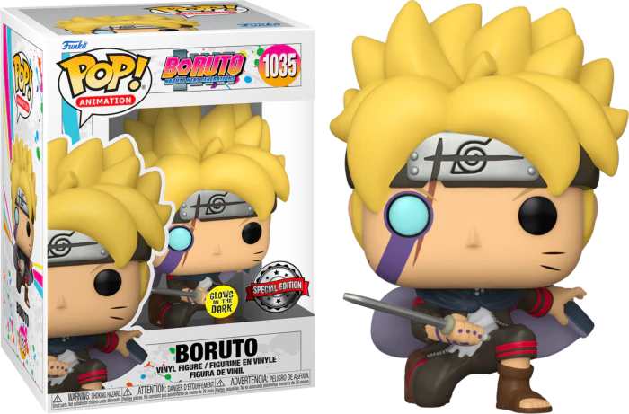 Funko Pop! Animation - Boruto Naruto Next Generation - Boruto (Glows in the Dark GITD) 1035 *Special Edition* *CLEARANCE*