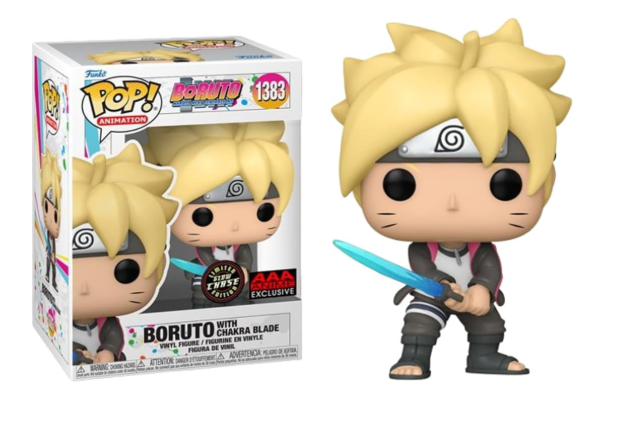 Funko Pop! Animation - Boruto Naruto Next Generation - Boruto with Chakra Blade (Glows in the Dark GITD) *CHASE* 1383 *AAA Anime Exclusive*