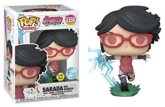 Funko Pop! Animation - Boruto Naruto Next Generation - Sarada with Sharingan 1358 (GITD) *CLEARANCE Funko Special Edition*