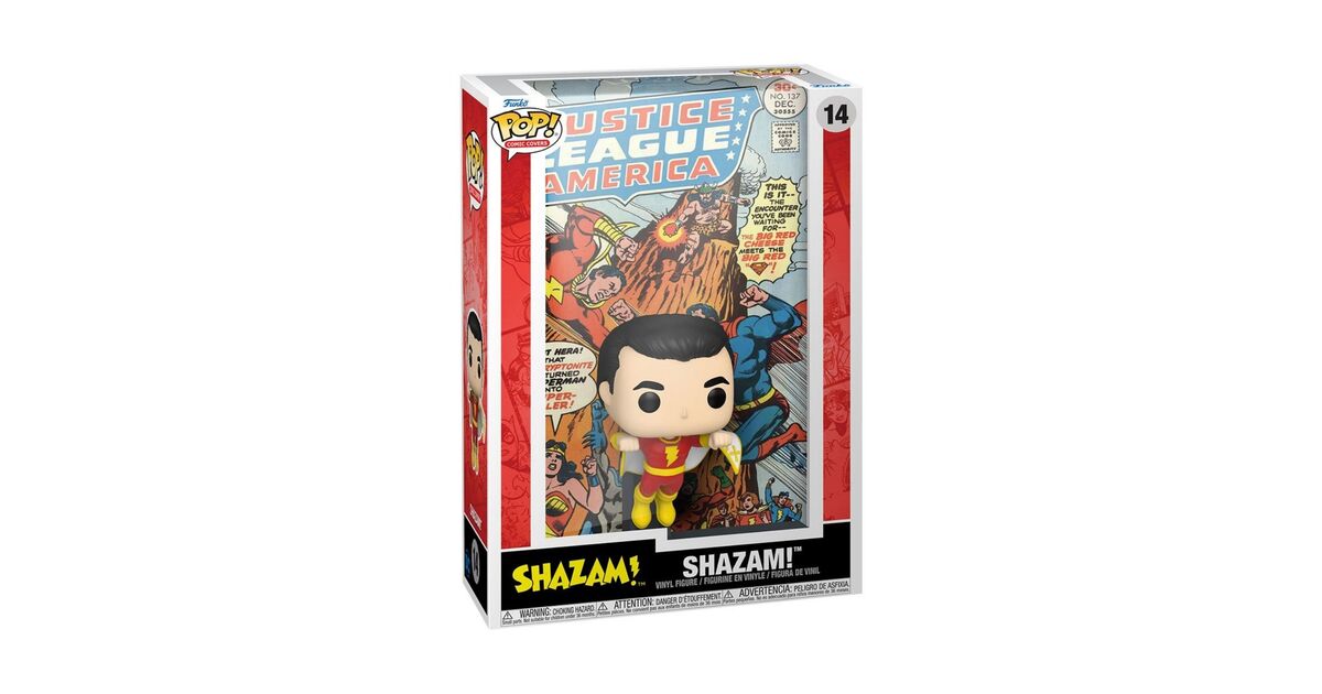 Funko Pop! Comic Covers - DC Shazam! - Shazam! 14 with Hard Cover *Clearance*