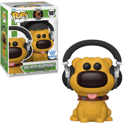 Funko Pop! - Disney Pixar Dug Days - Dug with Headphones 1097 *Funko Shop Exclusives*