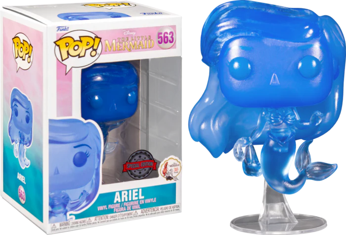 Funko Pop! - Disney The Little Mermaid 30 Years Anniversary - Ariel with Bag Blue Translucent 563 *Special Edition* *Clearance*