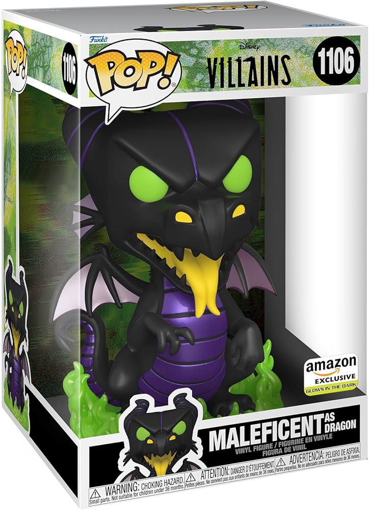 Funko Pop! - Disney Villains - Maleficent as Dragon 1106 10" *Amazon Exclusive* *CLEARANCE*