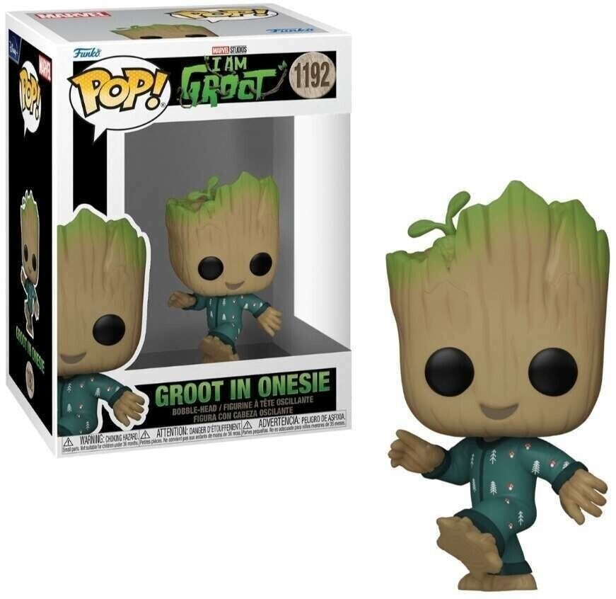 Funko Pop! - Marvel Studios I Am Groot - Groot In Onesie (Groot PJs Dancing) 1192 *Clearance*