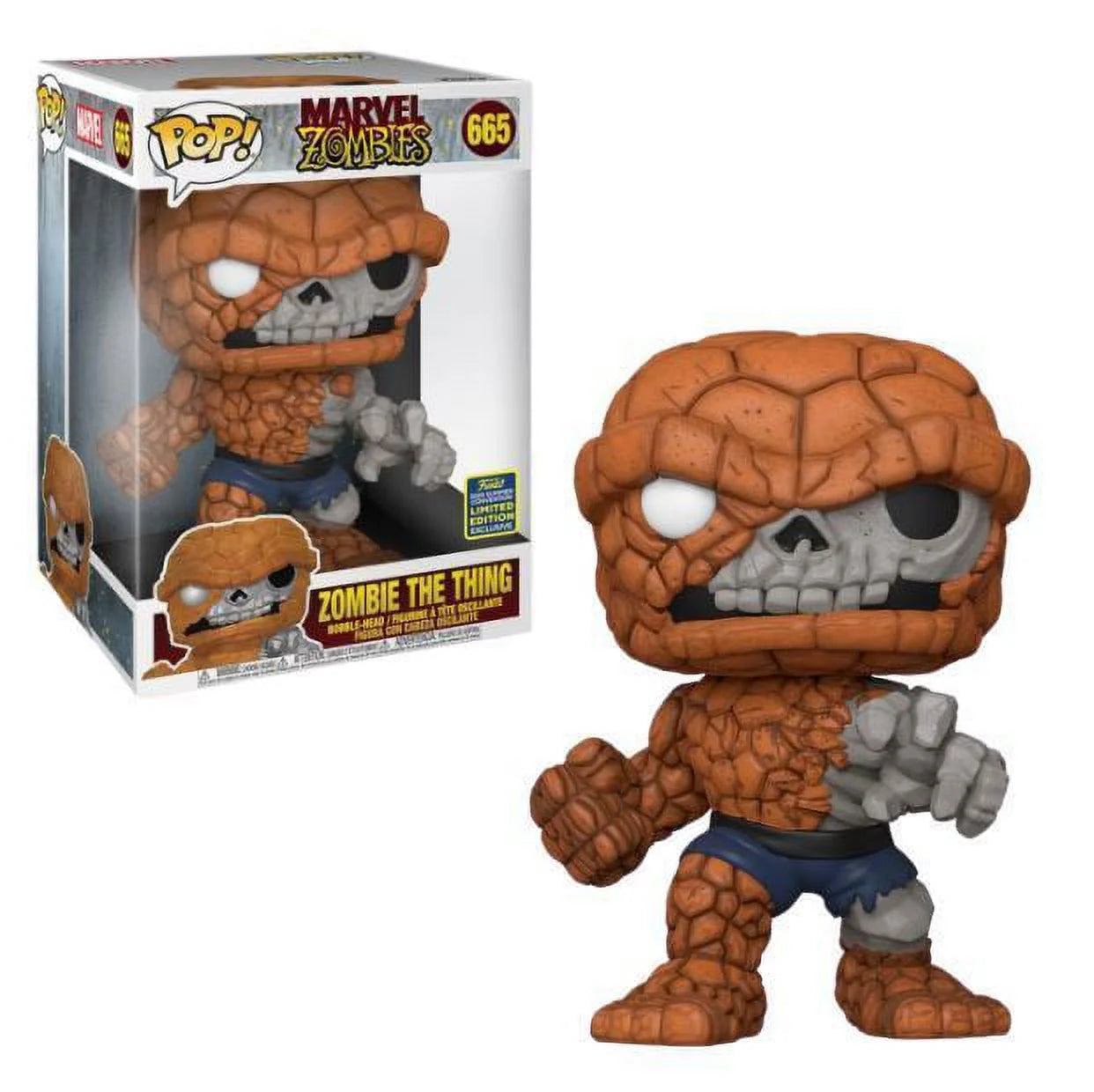 Funko Pop! Heroes - Marvel Zombies - Zombie The Thing 665 10" *2020 Summer Convention Limited Exclusive Edition* *CLEARANCE*