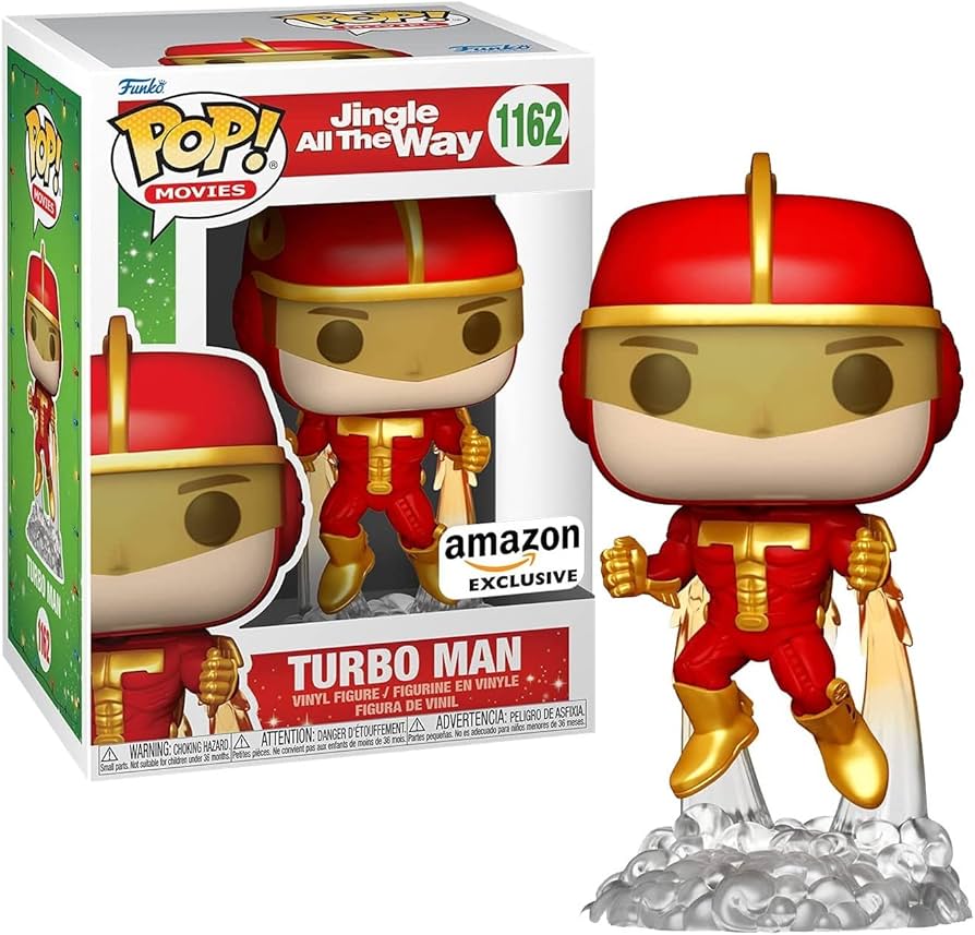 Funko Pop! Movies - Jingle all the Way - Turbo Man (Flying) 1162 *Amazon Exclusive* *CLEARANCE*