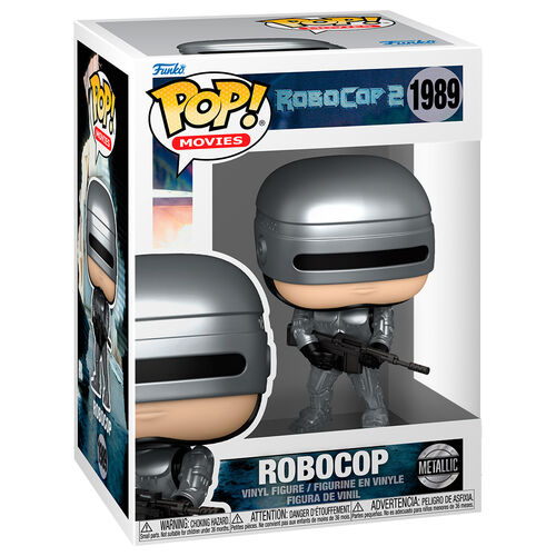Funko Pop! Movies - RoboCop 2 - Robocop (Metallic) 1989