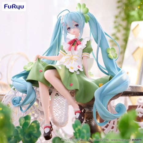 Figurine - Hatsune Miku 初音ミク- Flower Fairy Clover Noodle Stopper