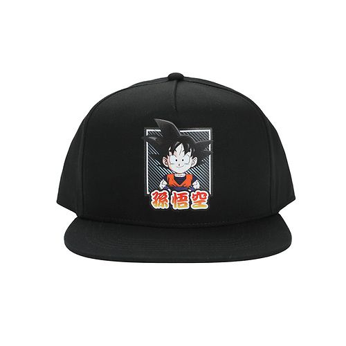 Casquette - Dragon Ball Z - Kid Goku avec Kanji Snapback pour Enfant