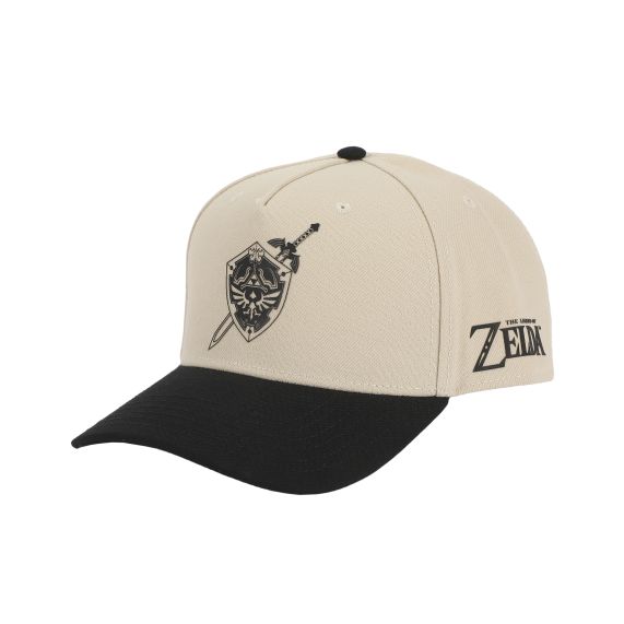 Casquette - Nintendo The Legend of Zelda - Master Sword et Bouclier Hylien Beige Snapback