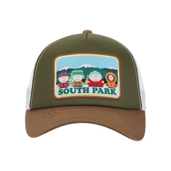 Casquette - South Park - Photo de Groupe en Mesh Blanc Ajustable