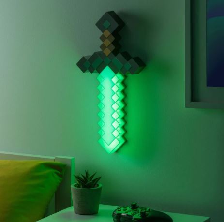 Lampe - Minecraft - Épée de Diamant