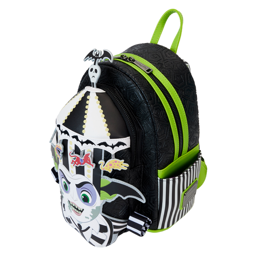 Mini Backpack - Beetlejuice - Faux Leather Carousel