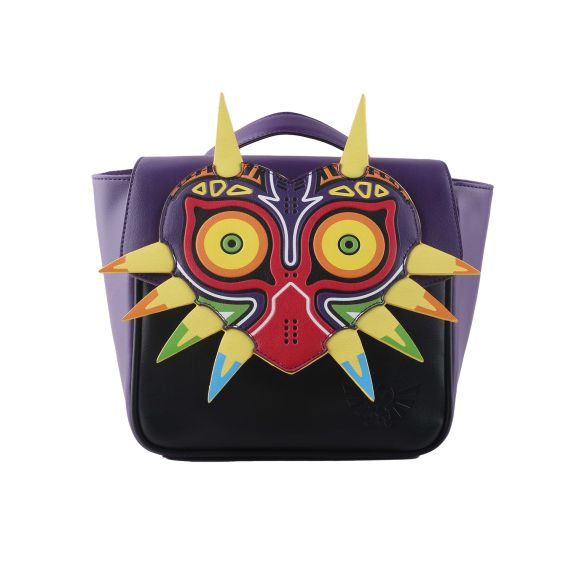 Mini Sac à Dos - The Legend of Zelda - Majora's Mask en Faux Cuir Mauve et Noir