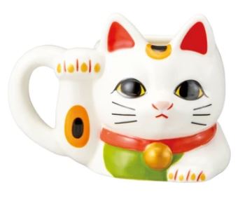 Tasse - Maneki-Neko Sculpté en Céramique 3D 200ml