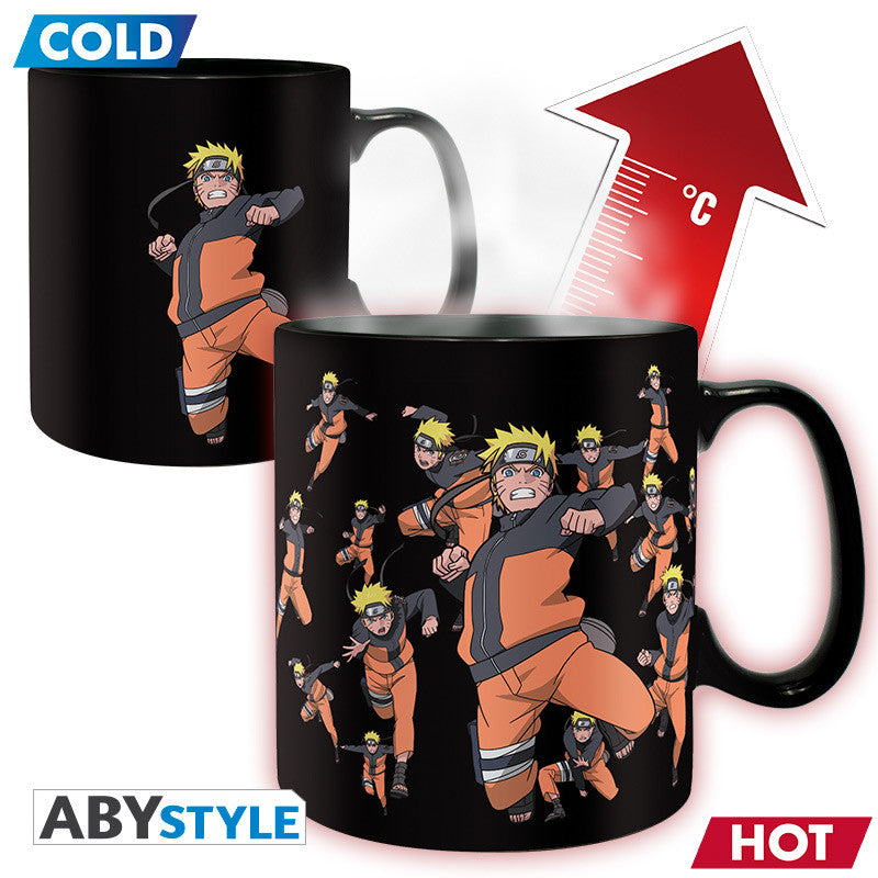 Tasse - Naruto Shippuden - Shadow Clone Jutsu Réactive à la Chaleur 16oz