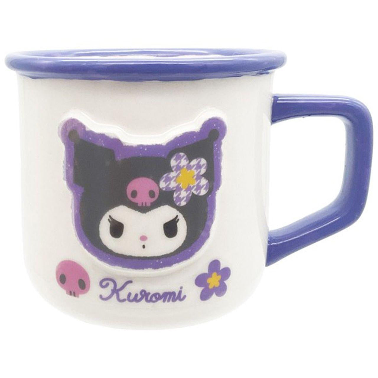Tasse - Sanrio Kuromi - Kaohana Series en Énamel 240ml