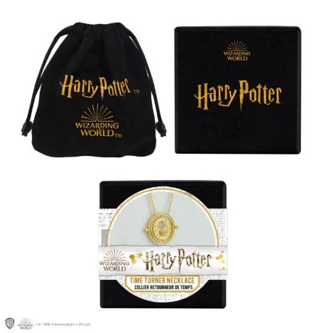 Collier - Harry Potter - Réplique du Retourneur de Temps avec Pochette en Velour