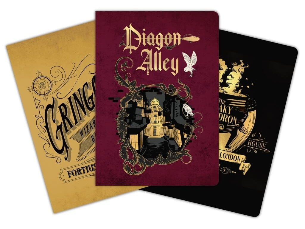 Carnet de Notes - Harry Potter - Ensemble de 3