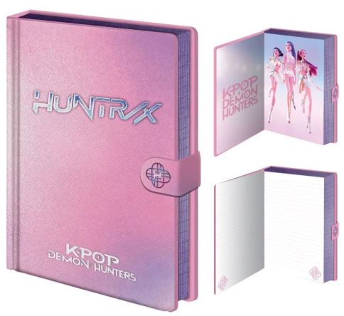 Carnet de Notes - Kpop Demon Hunter - Huntrix Rose en Faux Cuir