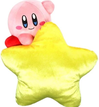 Peluche - Kirby of the Stars - Kirby Sur la Warp Star 12"