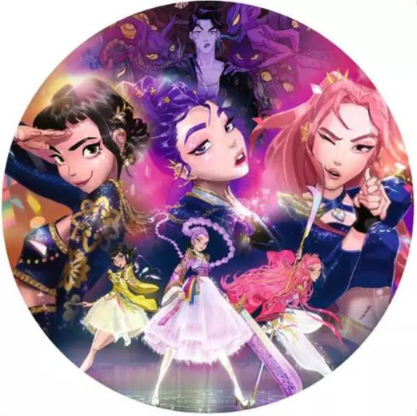 Casse-tête - Kpop Demon Hunters - Rumi, Zoey et Mira Circulaire 500 Pièces