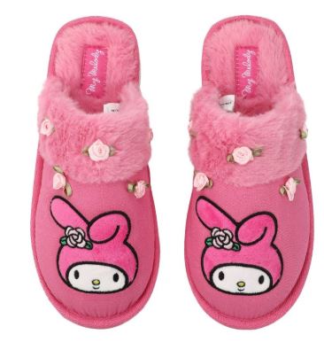 Pantoufles - Sanrio Characters - My Melody en Peluche Roses