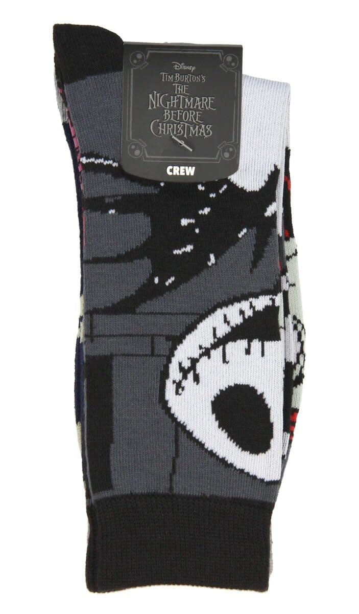 chez-rhox-geek-stop-socks-disney-nightmare-before-christmas-jack-skellington-sally-oggie-boogie-zero-2-pairs-crews-set-4