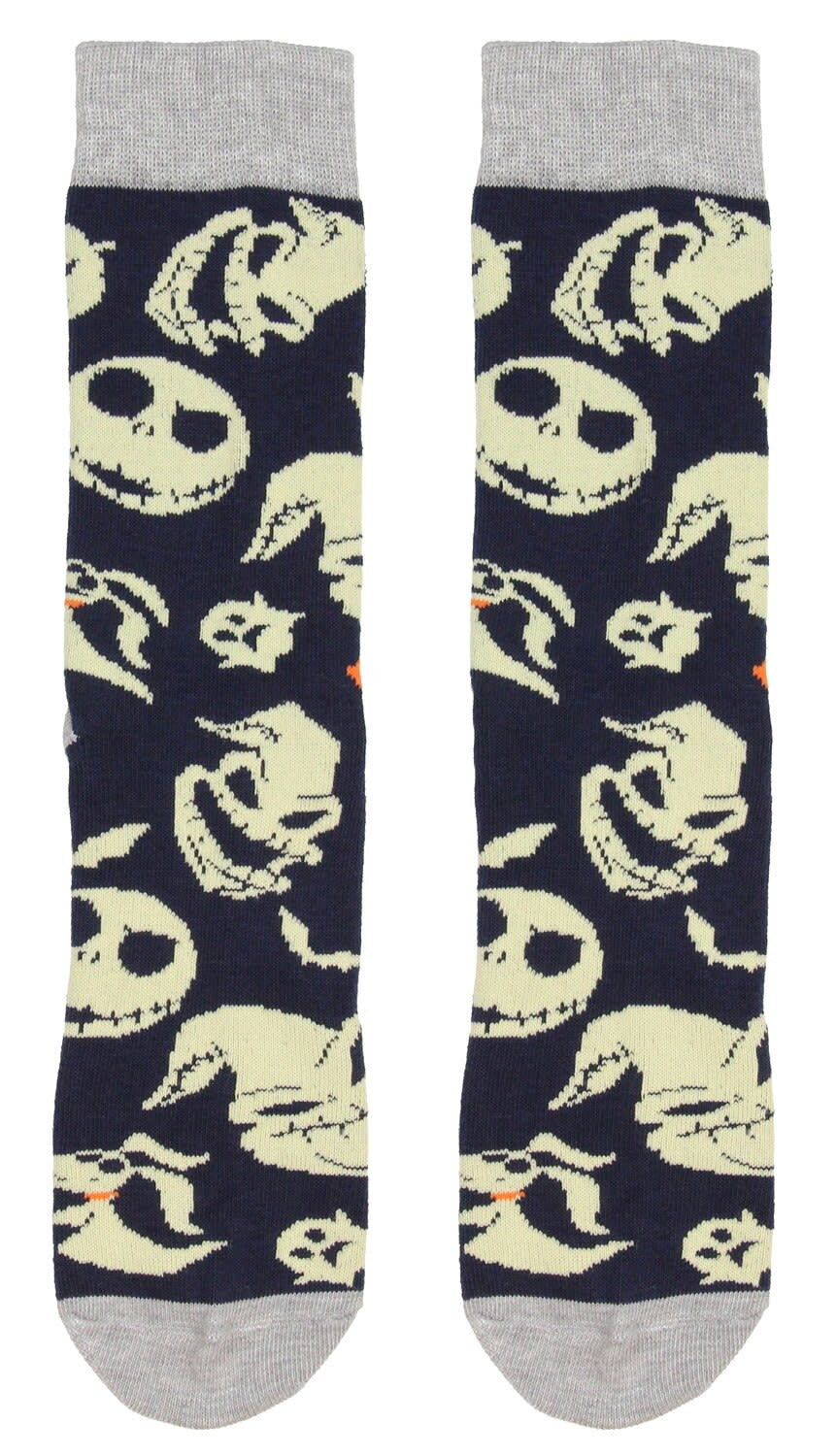 chez-rhox-geek-stop-socks-disney-nightmare-before-christmas-jack-skellington-sally-oggie-boogie-zero-2-pairs-crews-set-3
