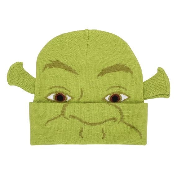 chez-rhox-geek-stop-tuque-winter-hat-dreamwork-shrek-ogre-face-green-3d-ears