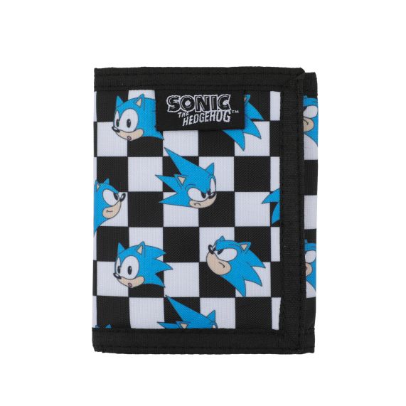 Portefeuille - Sonic the Hedgehog - Tête de Sonic en Tissus Trifold