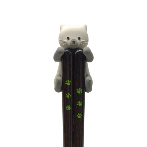Chopsticks - Dakoneko - Siamese Cat with Stand