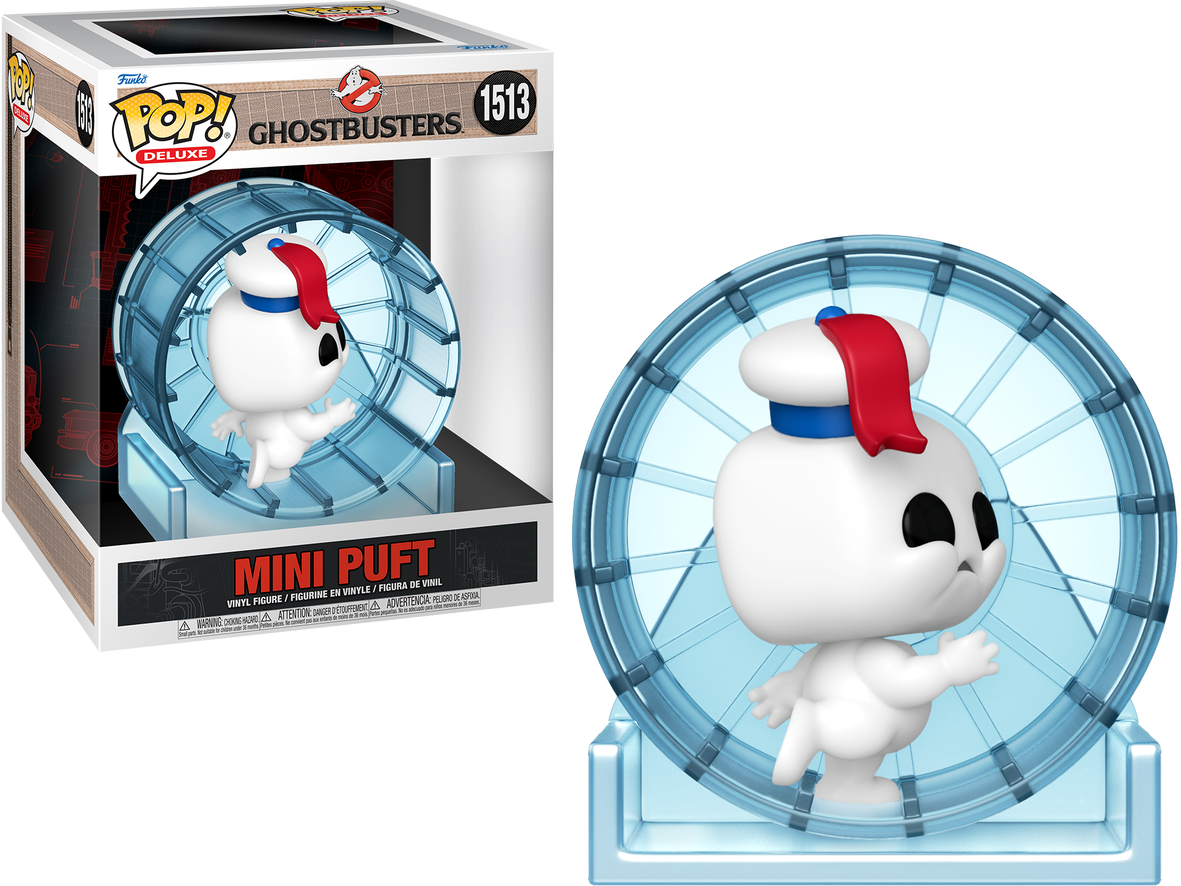 Funko Pop! Deluxe - Ghostbuster - Mini Puft (Hamster Wheel) 1513 6" *Clearance*