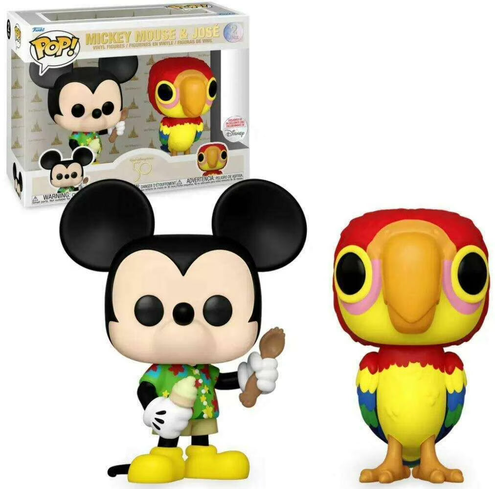 Funko Pop! - Walt Disney World 50 - Mickey Mouse and José 2 Pack *Disney Shop Exclusive* *CLEARANCE*