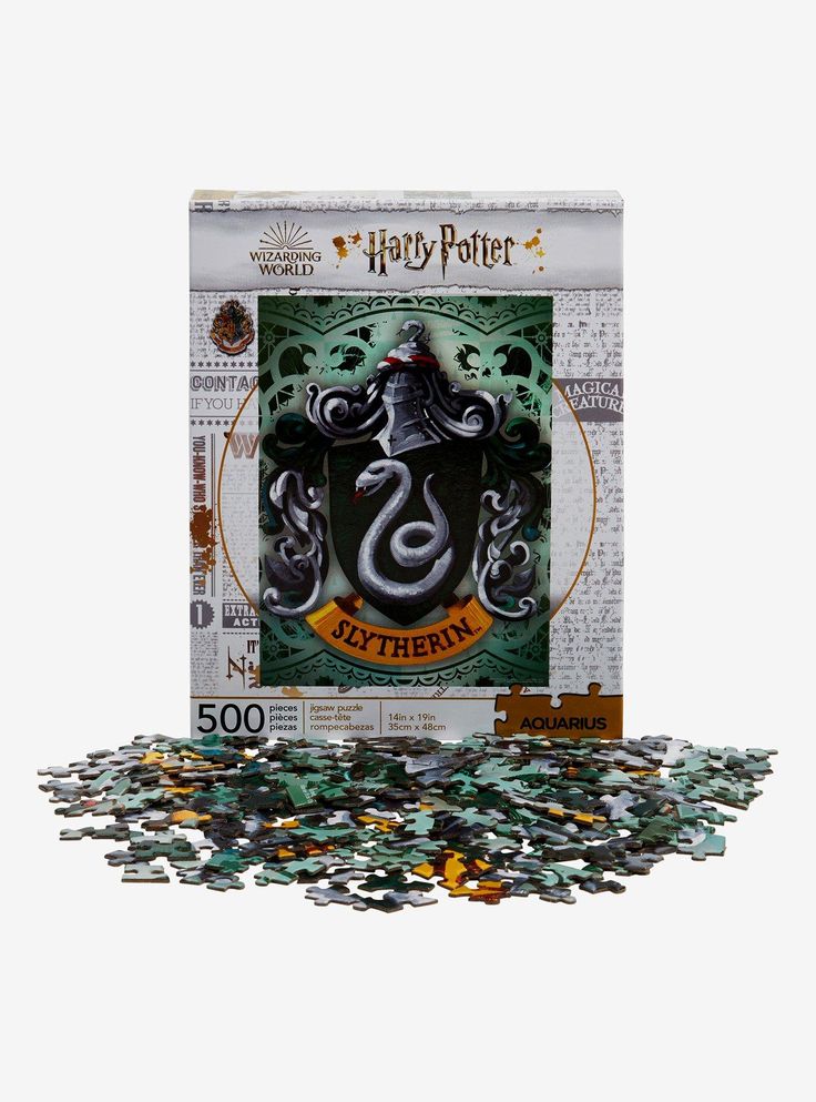 Casse-tête - Harry Potter - Emblème de Serpentard 500 pièces *Liquidation*