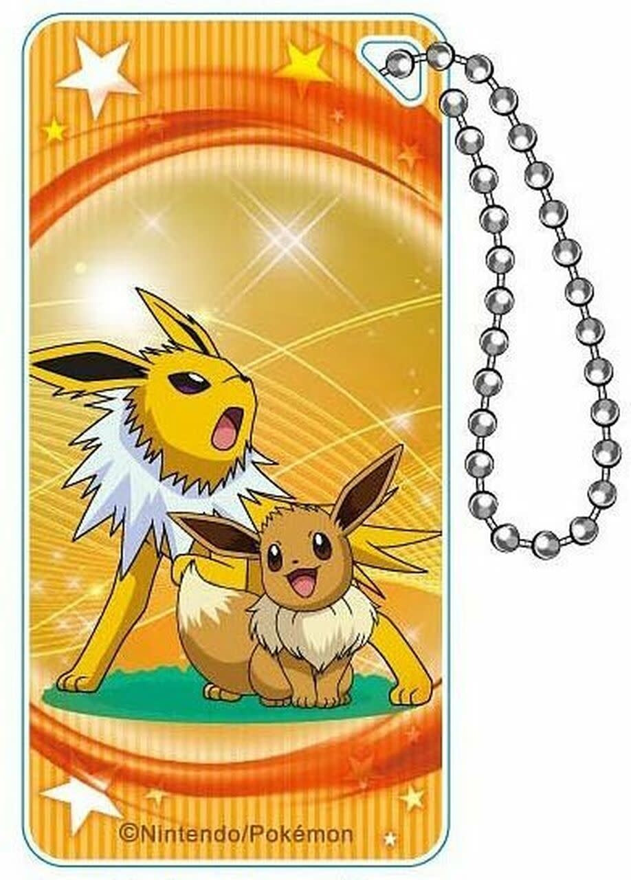 chez-rhox-le-geek-stop-pokemon-pocket-monsters-acrylic-keychain-ballchain-eevee-eievui-jolteon-thunders