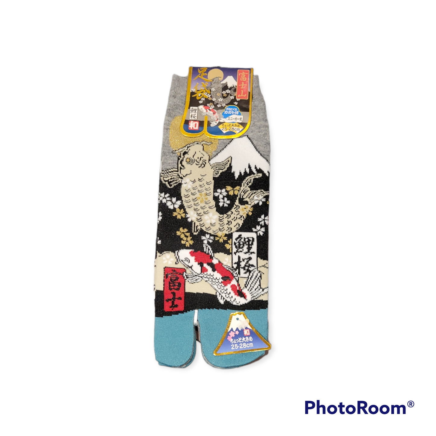 chez-rhox-geek-stop-socks-tabi-koi-carp-jumping-toward-the-moon-sakura-fuji-black-beige-gold-grey-25-28cm.png