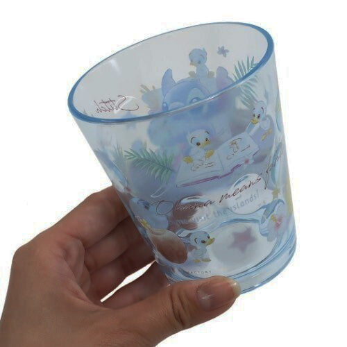 chez-rhox-geek-stop-glass-disney-lilo-and-stitch-and-scrump-with-ducks-blue-clear-acrylic-tumbler-8-oz-2.jpeg