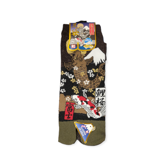 chez-rhox-geek-stop-socks-tabi-koi-carp-jumping-toward-the-moon-sakura-fuji-black-brown-gold-white-25-28cm.png