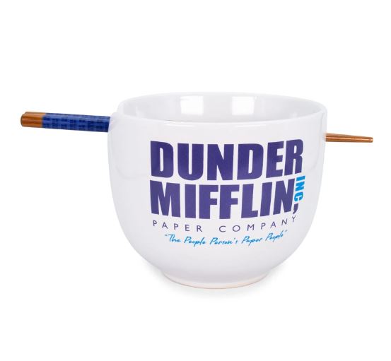 chez-rhox-geek-stop-ramen-bowl-the-office-dunder-mifflin-inc-with-chopsticks-20-oz.JPG