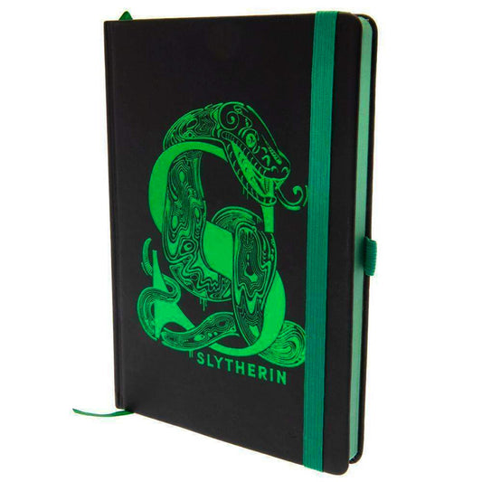 chez-rhox-geek-stop-notebook-harry-potter-foil-slytherin-logo.jfif